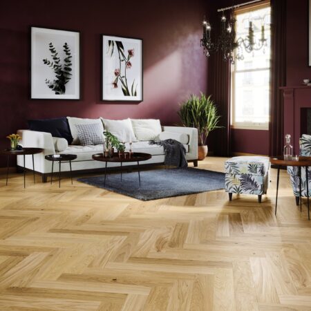 Natural Oiled Oak Herringbone (New Optilock)