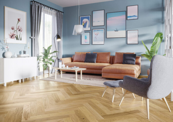 Oak Select Herringbone (New Optilock)